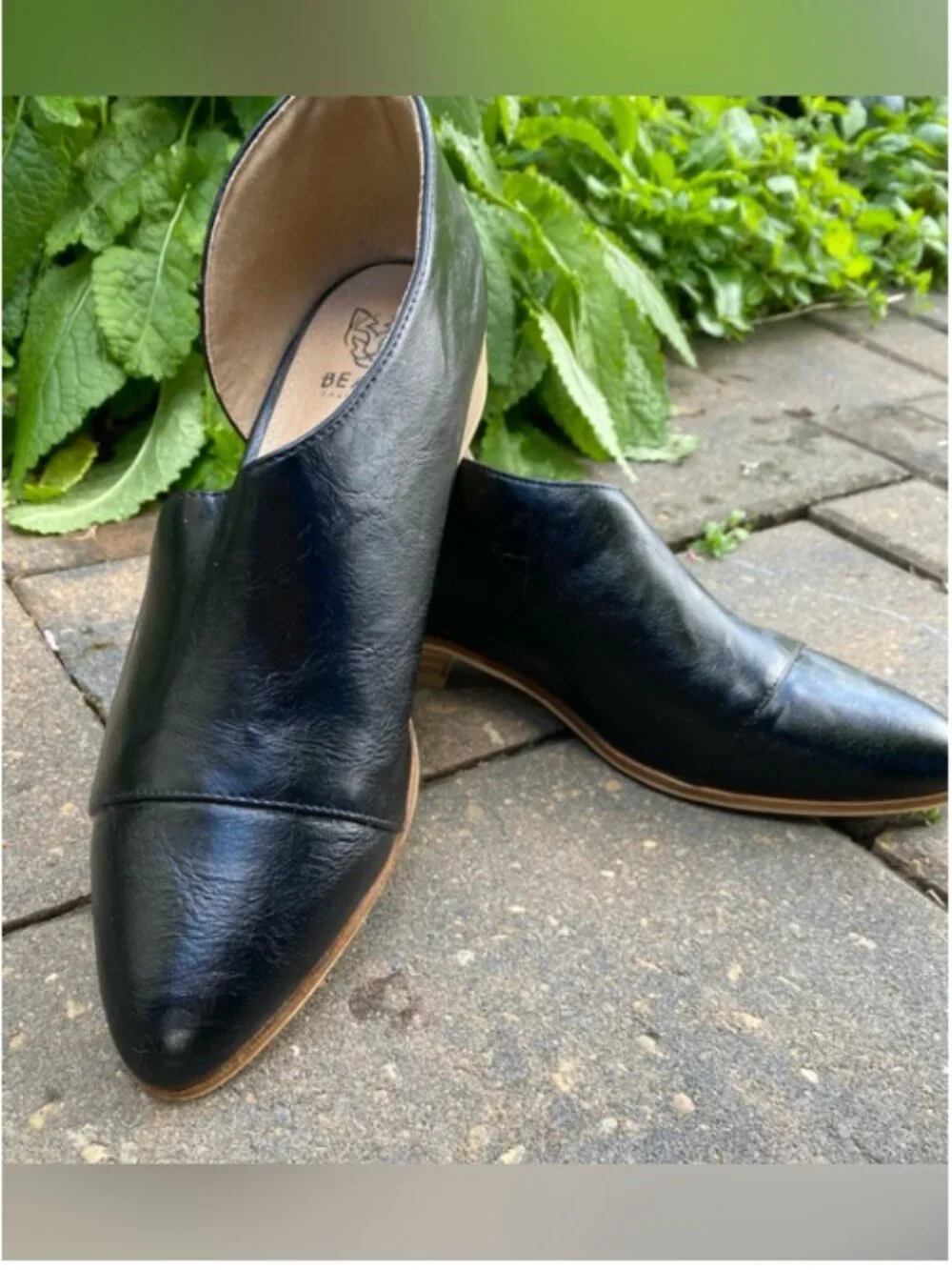 Beast Fashion Pointed-Toe Mules — Black, Size 9 — Summer Sale